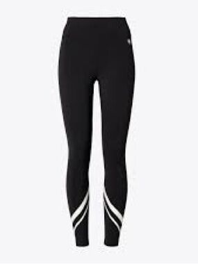 Tory Sport weightless Leggings with White Lower-Leg chevron